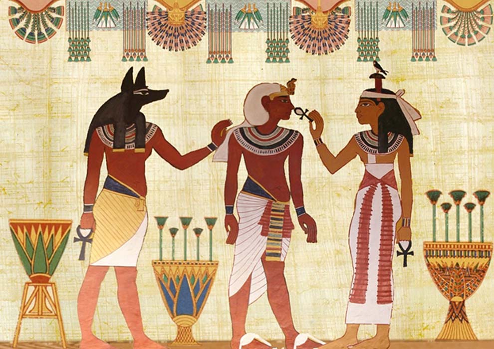 Egyptians and their ankh.